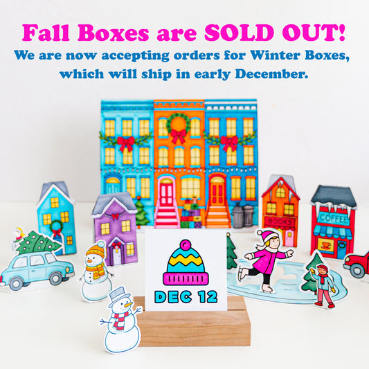 Quarterly Coloring + Calendar Subscription Box