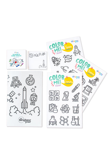 Science & Space Adult Creative Coloring Mega Activity