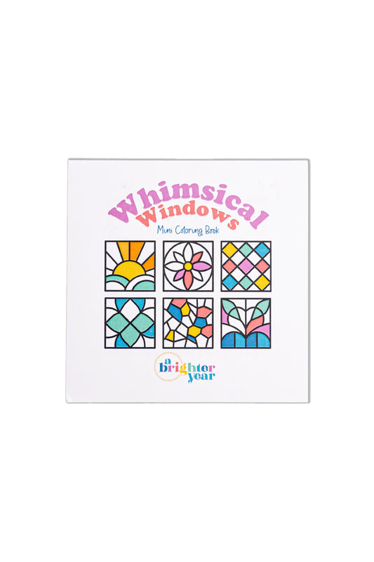 Whimsical Windows Mini Coloring Book