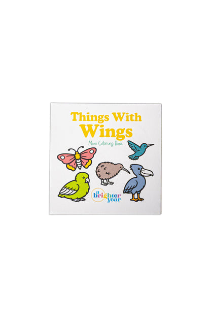Things with Wings Mini Coloring Book