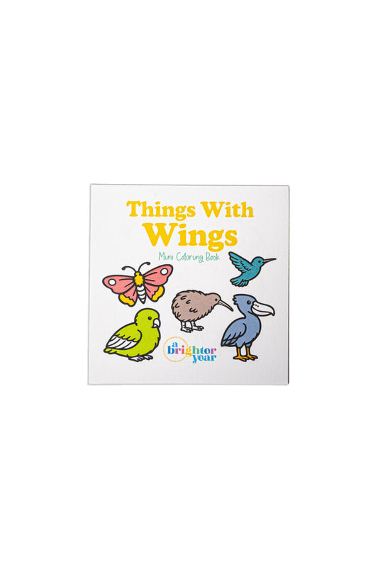 Things with Wings Mini Coloring Book