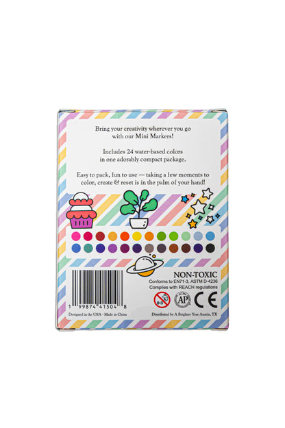 Mini Markers - 24-Pack