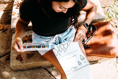 12 Month Color By Day Coloring Book