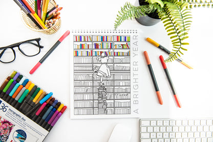 18 Month Color by Day Coloring Book