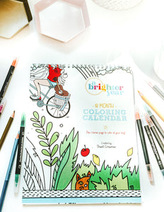 18 Month Color by Day Coloring Book