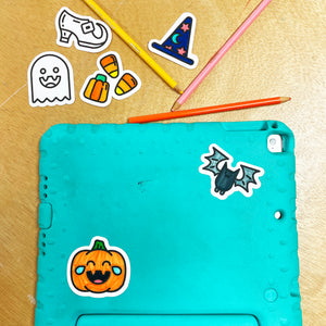 Color Your Own Halloween Stickers