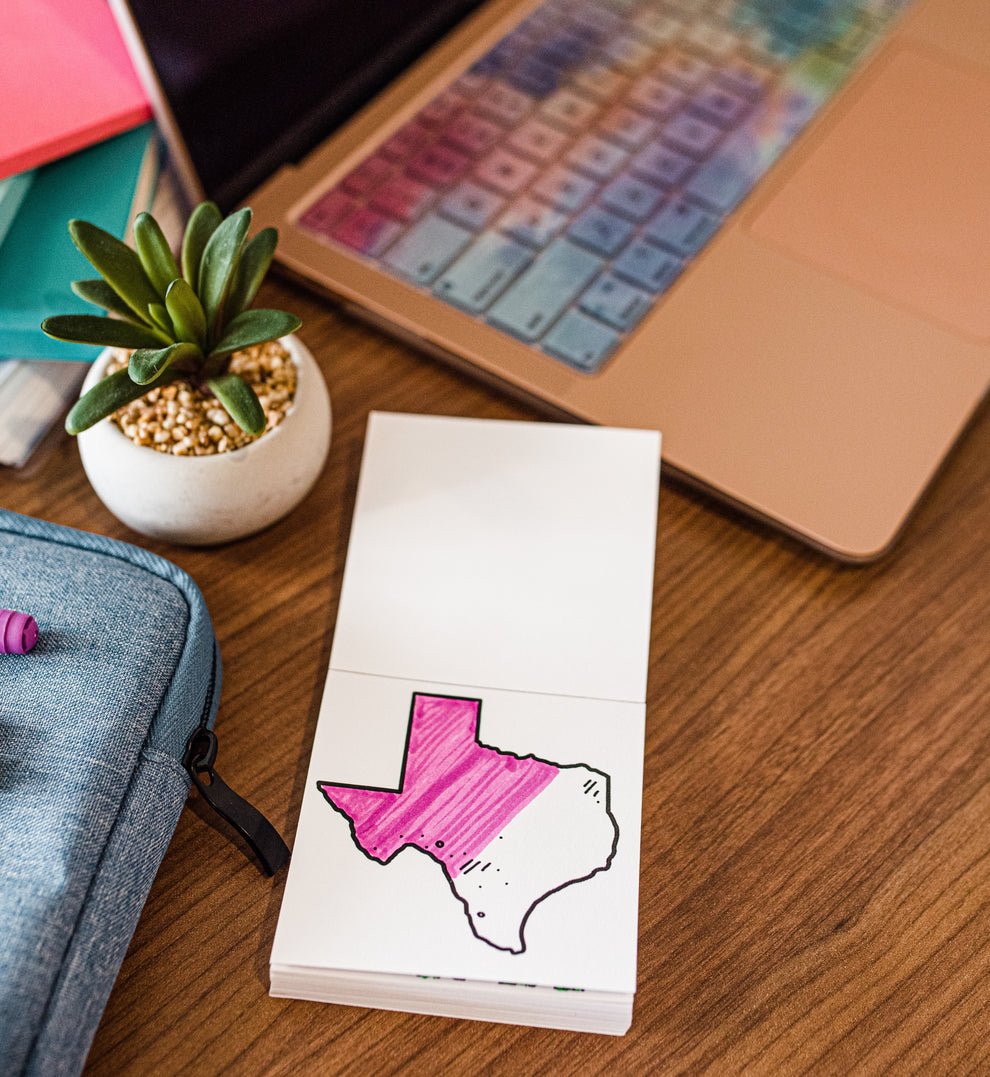 Tiny Texas Mini Coloring Book - A Brighter Year