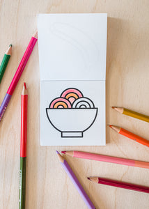 Tiny Eats + Treats Coloring Book